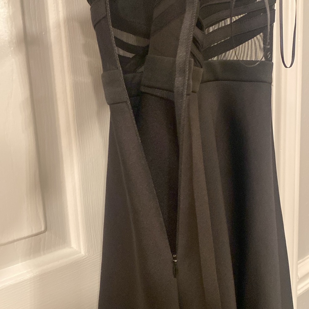 RESERVED Morgan and Company high neck fit and flare dress- 5 - Picture 13 of 14